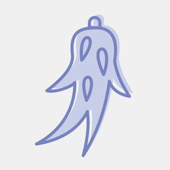 Icon ginseng. South Korea elements. Icons in two tone style. Good for prints, posters, logo, advertisement, infographics, etc.