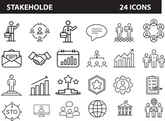 Hand drawn business and web icon set in doodle sketch style