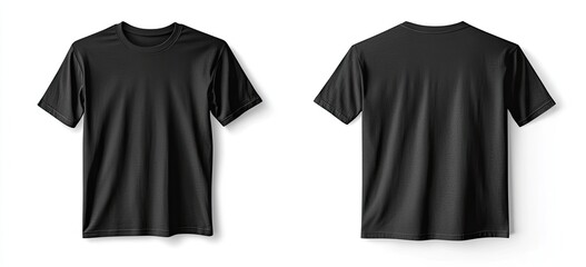 Blank Black T-Shirt Mockup