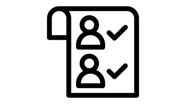 list animated icon