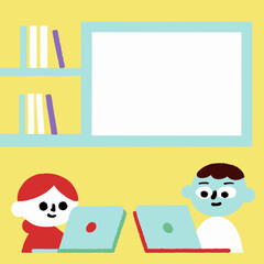 Fototapeta premium back to school illustration