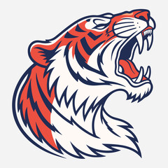 Tiger Sticker vector art