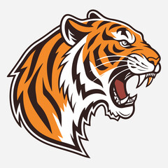 Tiger Sticker vector art