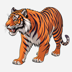 Tiger Sticker vector art