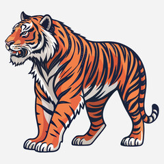 Tiger Sticker vector art