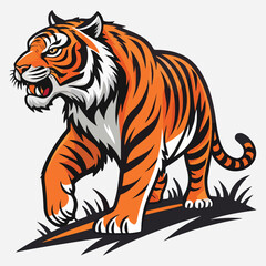 Tiger Sticker vector art