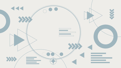Minimal Futuristic Abstract Geometric Background Design