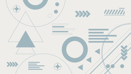 Minimal Futuristic Abstract Geometric Background Design