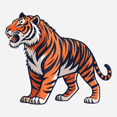 Tiger Sticker vector art