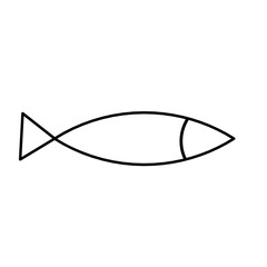 vector illustration of a fish