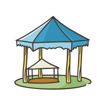 recommend clip art: gazebo icon, gazebo vector illustration-simple illustration of gazebo, perfect for gazebo logos and icons