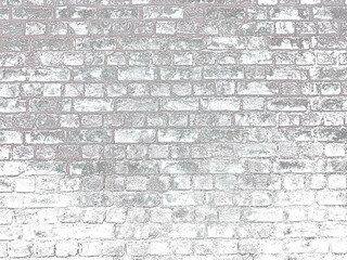 Whitewashed Brick Wall Texture Background