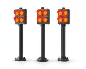 Toy Traffic Lights Set