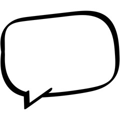 vector blank speech bubbles icon 