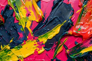 Energetic color burst abstract background explosive paint splashes on dark textured canvas created for youth fashion ads sports campaigns and dynamic content