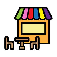 Postman Vector Filled Icon Design