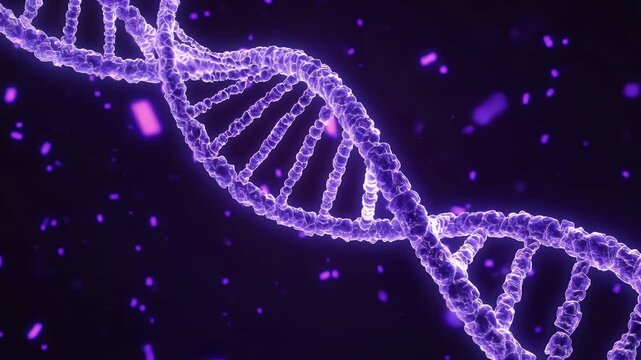 DNA double helix animation