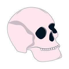 Scary Halloween Element in Cartoon Design. Vector Illustration