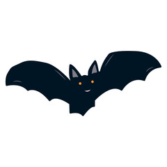 Fototapeta premium Scary Halloween Element in Cartoon Design. Vector Illustration