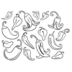 Red chili pepper. seamless pattern with peppers. chili pattern Background. vintage pepper background. pepper pattern background. chili doodle pattern background. hot chili seamless. paprika