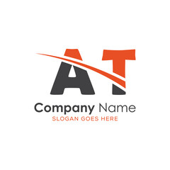 initial monogram logo with letter style design