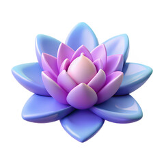 3D Flower Design Elements for Art and Animation.