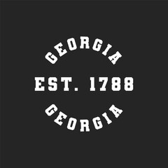 Georgia Perfect for t shirt design