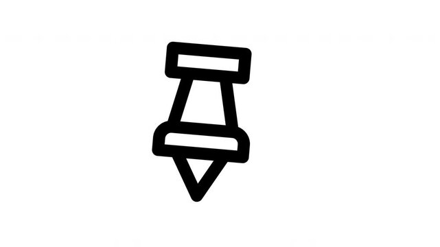 pushpin animated icon