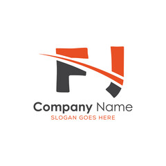 initial monogram logo with letter style design