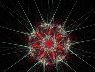 Obraz premium Imaginatory fractal abstract background Image