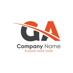 initial monogram logo with letter style design