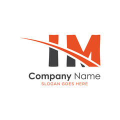 initial monogram logo with letter style design