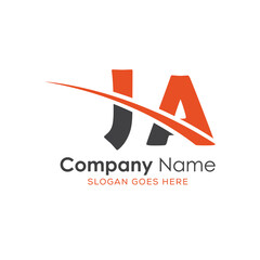 initial monogram logo with letter style design