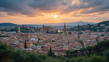 Obraz premium Rome City landscape