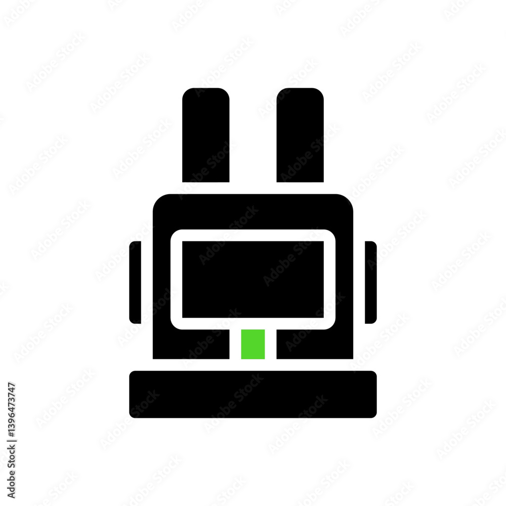Poster tech gadget interface concept: digital framework