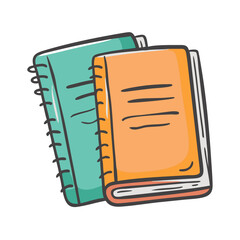 notebooks icon, notebooks vector illustration-simple illustration of notebooks, perfect for notebooks logos and icons