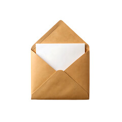 Brown Envelope, Blank Note, Mail