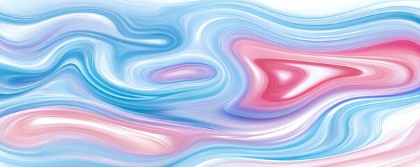Obraz premium A vibrant abstract design of flowing pastel colors.