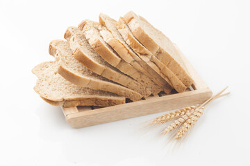 A staple bread made by mixing yeast into flour, kneading it, and baking it.