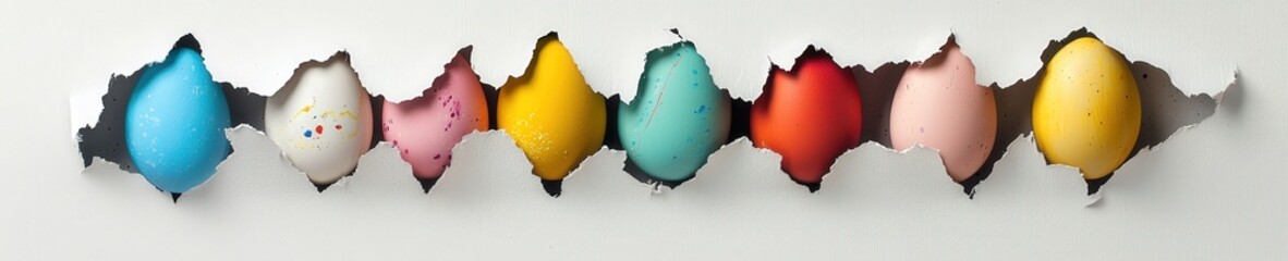 A torn newspaper article featuring a historical Easter egg tradition, Easter eggs, Ephemera, Greeting cards