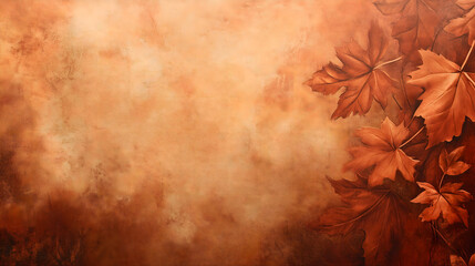 Golden Copper Gradient Paper &ndash; Rustic Fall Season Background Template