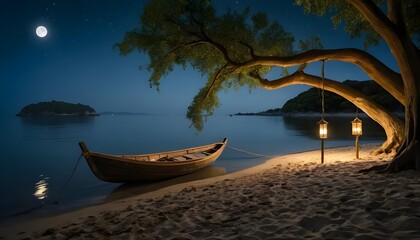 Still Waters of the Moonlit Bay