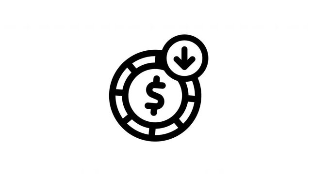 dollar animated icon