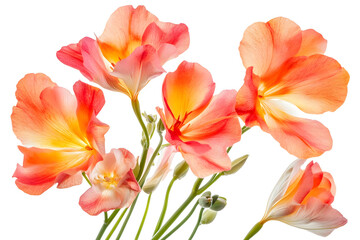 Naklejka premium Orange Flowers Bloom Beautifully Outdoors