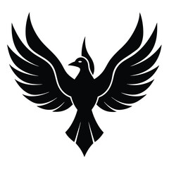 Dove with Wings Like Rising Flames