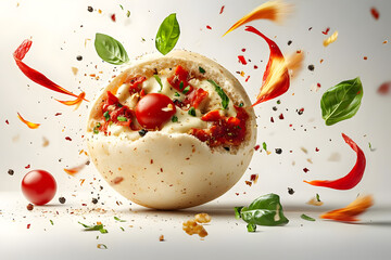 Exploding Pizza Ball: A Culinary Delight