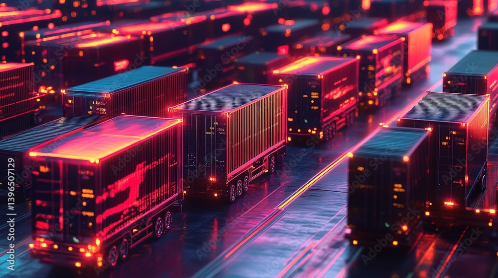 Poster advanced ai monitoring supply chain consistency and reliability.