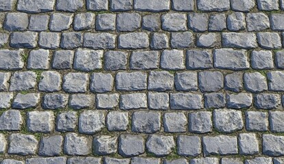 Cobblestone pavement texture