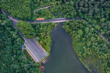 Mushroom Square, Jingyuetan National Forest Park, Changchun, China