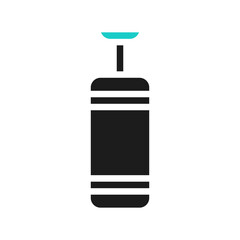 Modern Punching Bag Training Minimalist Design